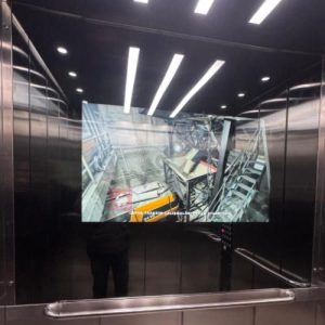 Asansör içi ayna ekran