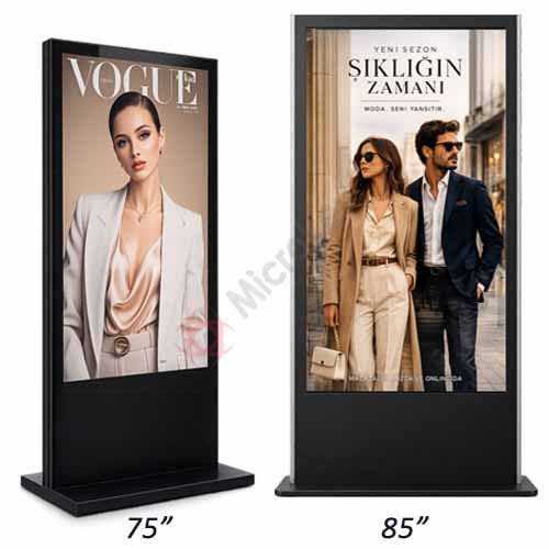 Ayakli_reklam_ekranları_Signtech 85" Digital Signage